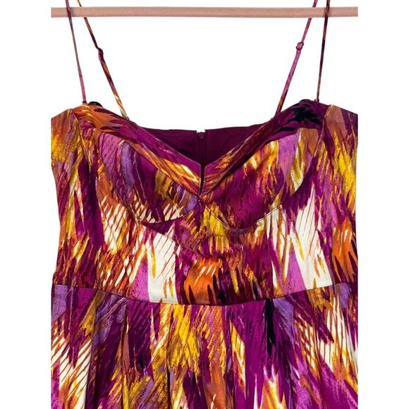 Bisou Bisou Pink Multicolor Strapless Sexy Sweathear Neckline Mini Dress Size 12 - Picture 2 of 8